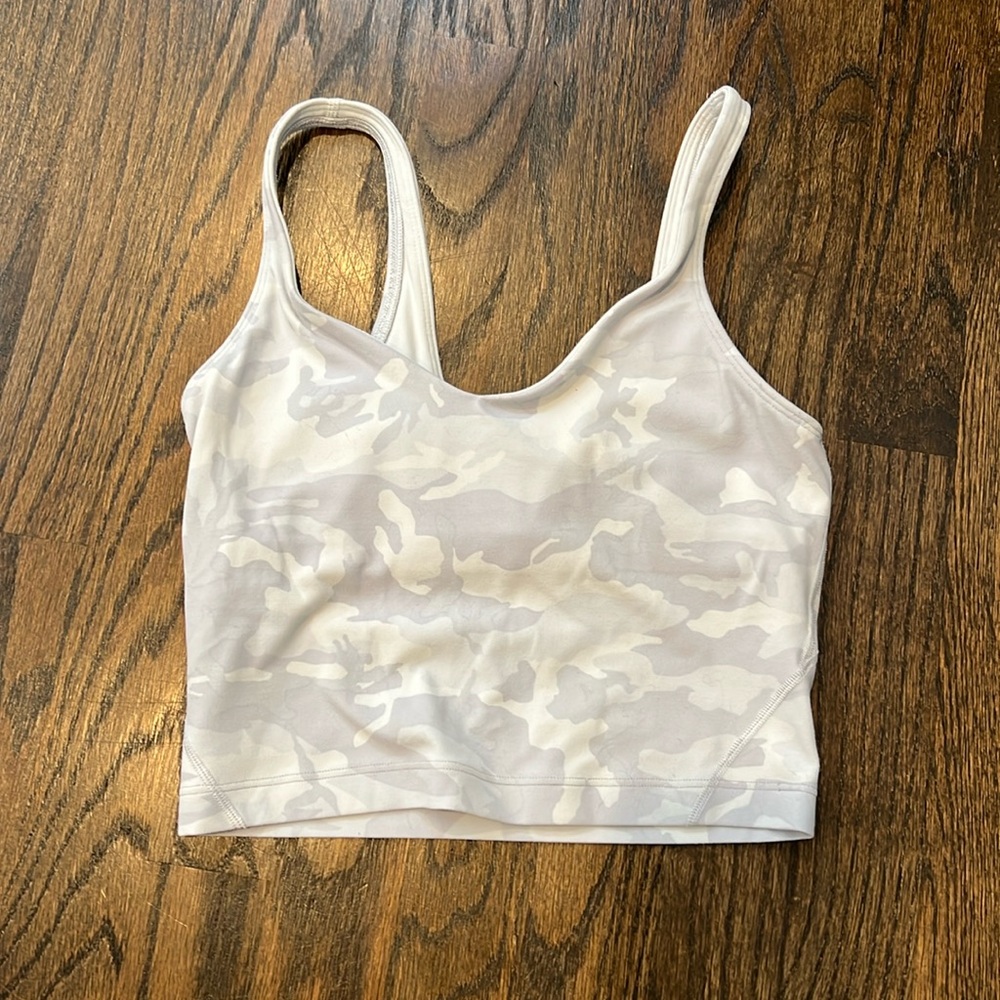 Lululemon Gray Camo Align Tank Top - Size 0/2